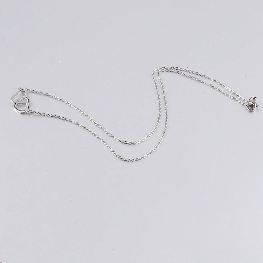 Double Heart Necklace