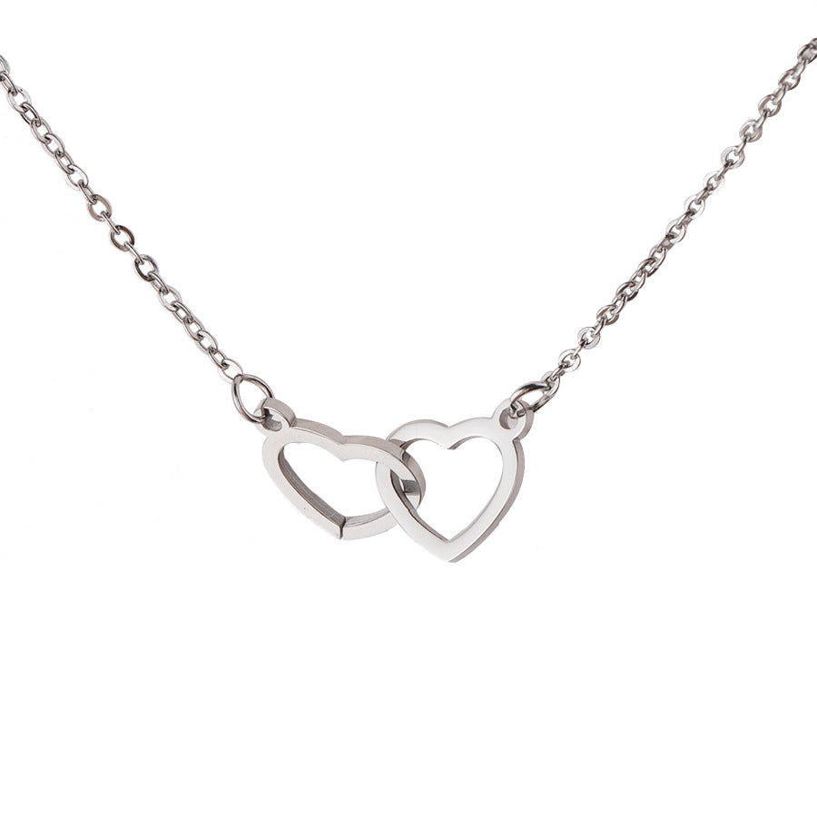 Double Heart Necklace
