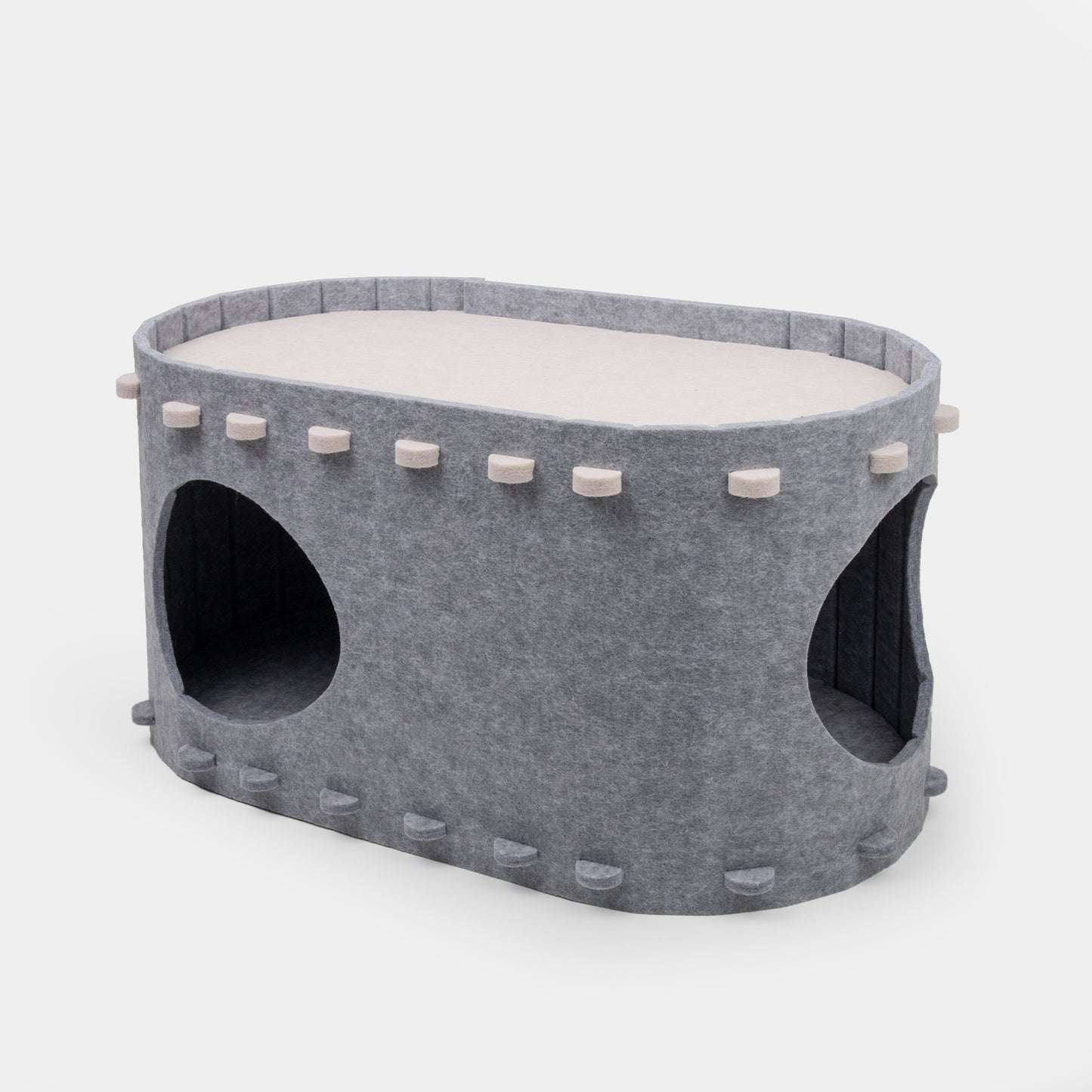 Four-Season Cat Tunnel Bed Double-Layer Large Space Foldable Easy To Care Cat House
