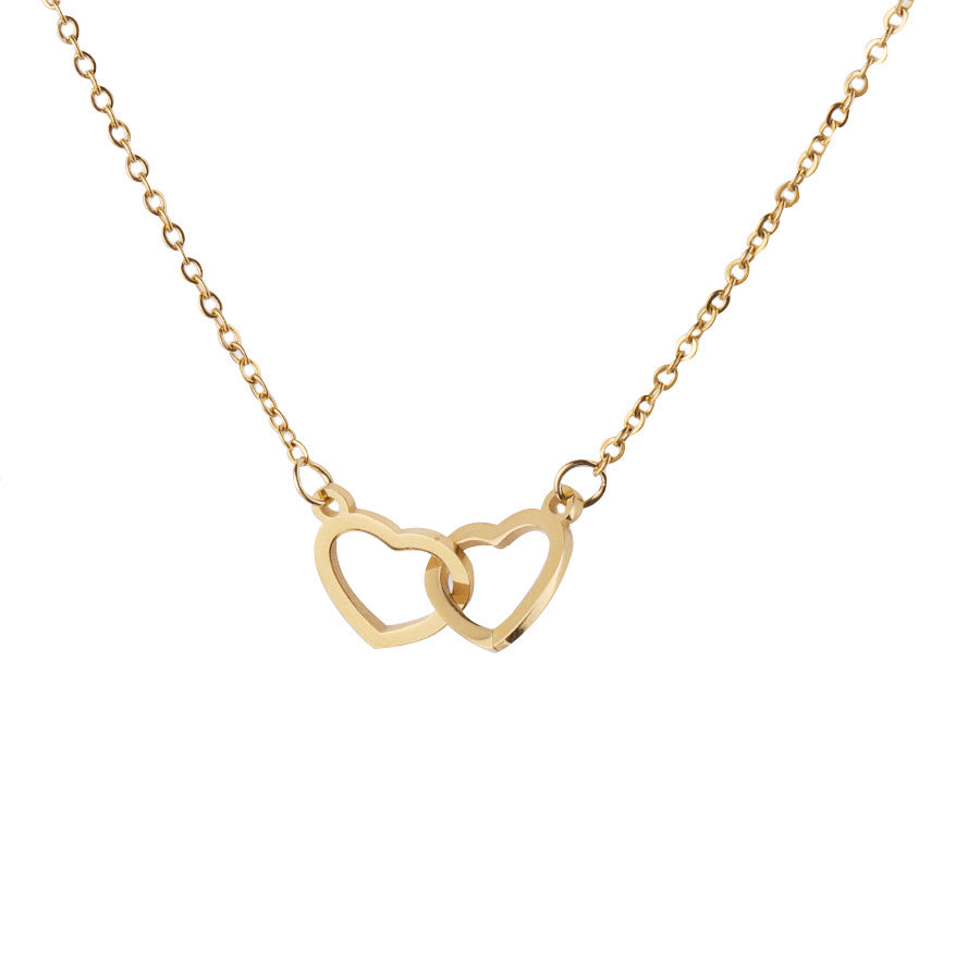 Double Heart Necklace
