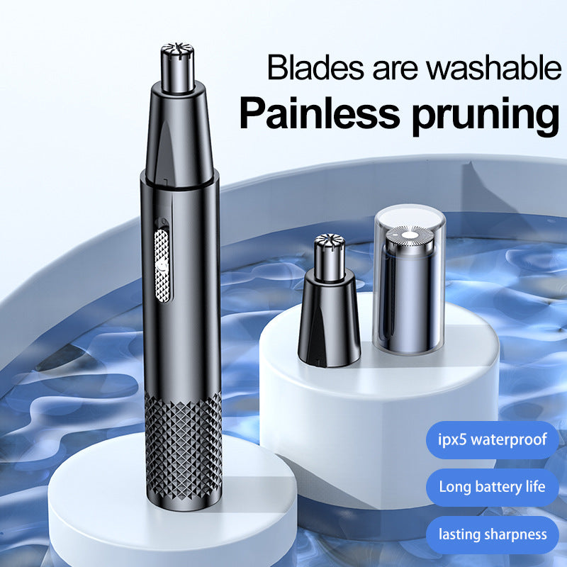 Electric Nose Hair Trimmer Shaver Men's Portable Shaving Knife
