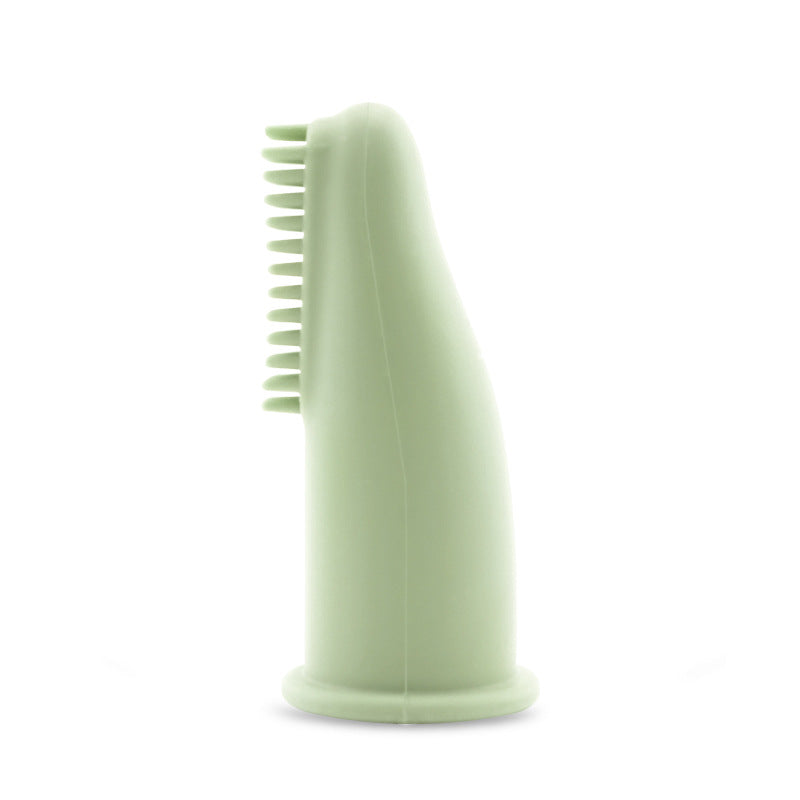 Baby Finger Toothbrush Food Grade Silicone Toothbrush Set Soft Hair Baby Milk Toothbrush