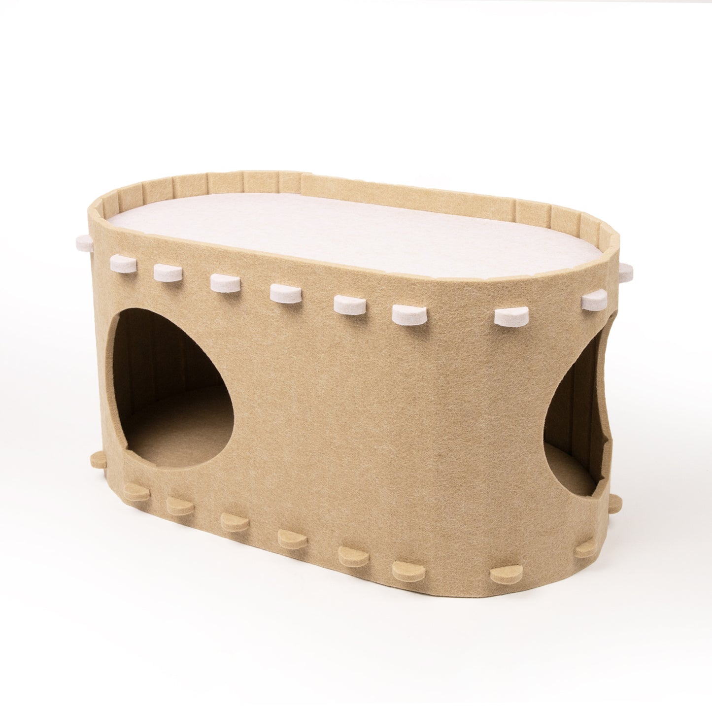 Four-Season Cat Tunnel Bed Double-Layer Large Space Foldable Easy To Care Cat House
