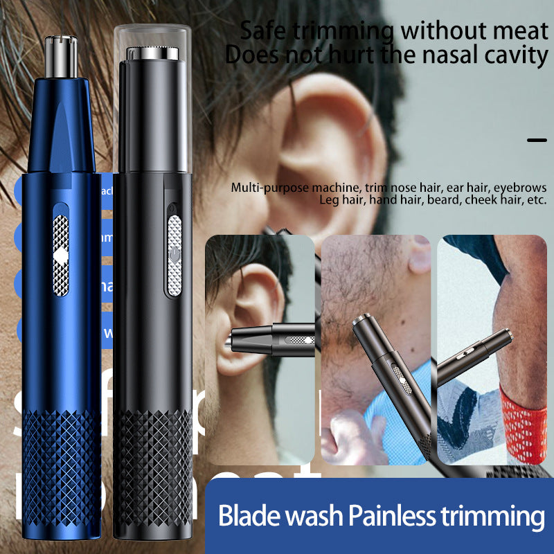 Electric Nose Hair Trimmer Shaver Men's Portable Shaving Knife