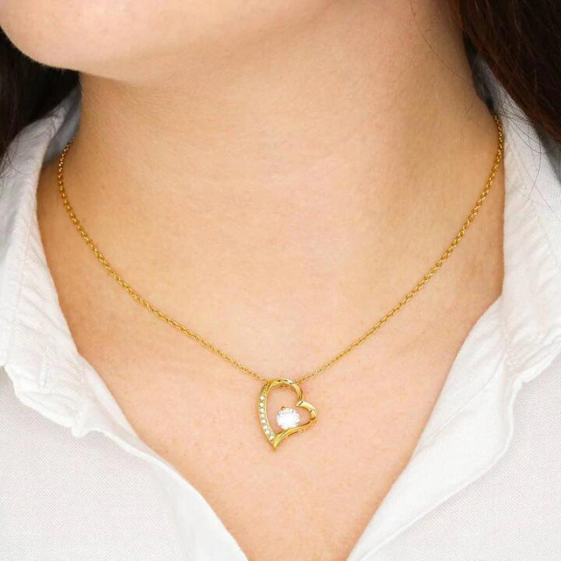 Heart Necklace To My Daughter