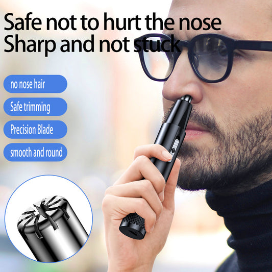 Electric Nose Hair Trimmer Shaver Men's Portable Shaving Knife