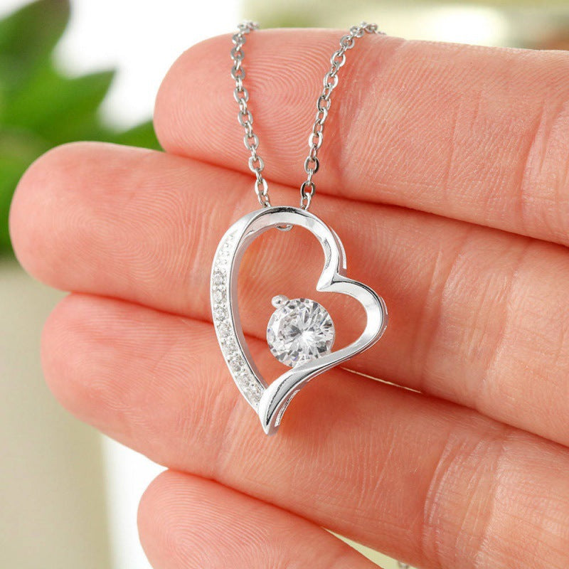 Heart Necklace To My Daughter